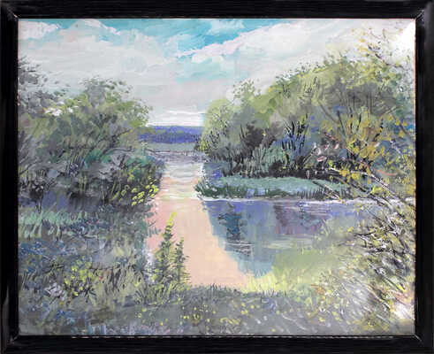 Неизвестный художник. Река Истра